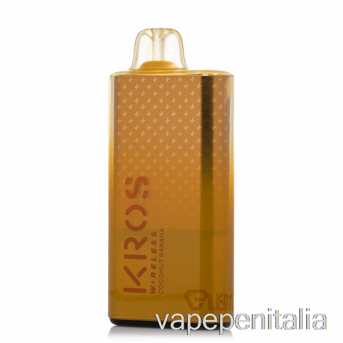 Vape In Italia Kros Wireless 9000 Banana Di Cocco Usa E Getta